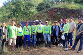 The forest patrol corps (training in poaching surveillance activities)）