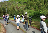 小学校クラブ活動野鳥観察会