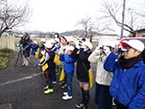 講師の先生をお招きした毎年定例の野鳥観察会